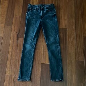 H&M Black Straight-Leg Jeans